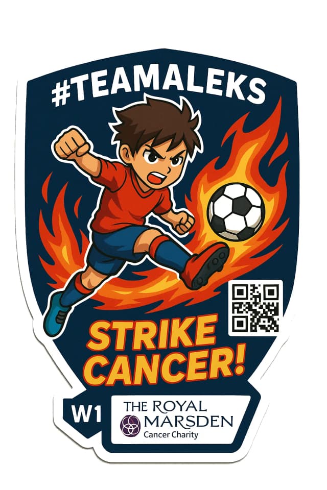 STRIKE CANCER! sticker