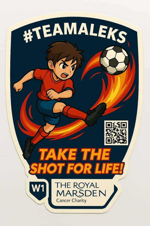 TAKE THE SHOT FOR LIFE! sticker