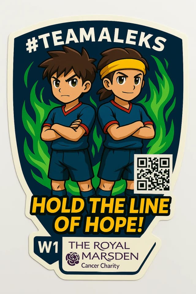 HOLD THE LINE OF HOPE! sticker